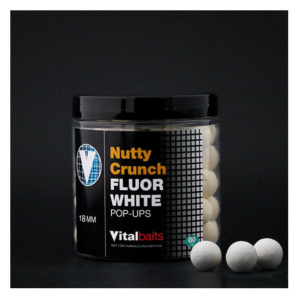 Pop-ups NUTTY CRUNCH Fluor White 18mm 80 gr. 