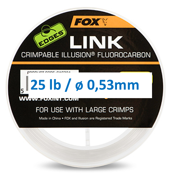 Edges LinK Illusion Fluoro 0.53mm/25lb(20m)
