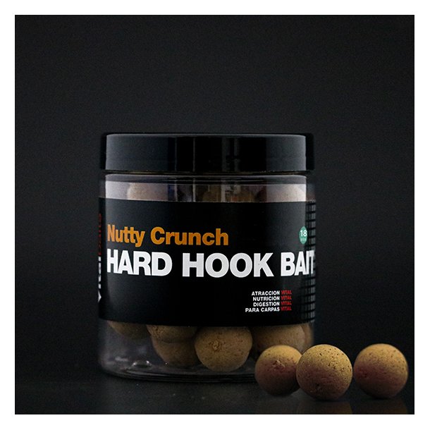 NUTTY CRUNCH 18 mm Hard hook baits 100 gr.