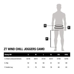 Zero Tolerance Wind Chill Joggers Camo