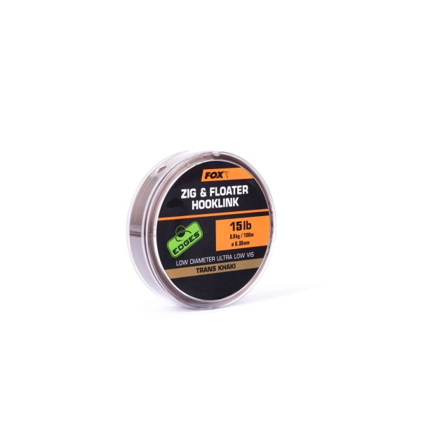 Edges Zig &amp; Floater Hooklink 15lb - 0.30mm x100m