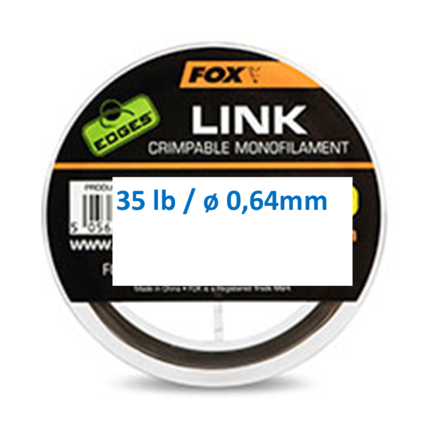 Edges Link trans Khaki 0.64mm/35lb(20M)
