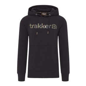 Trakker CR Logo Hoody Black Camo - Small