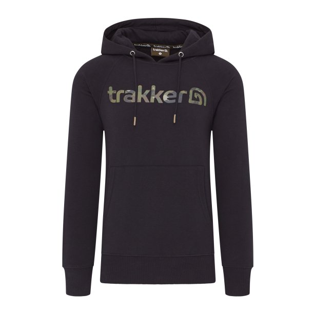 Trakker CR Logo Hoody Black Camo - Large