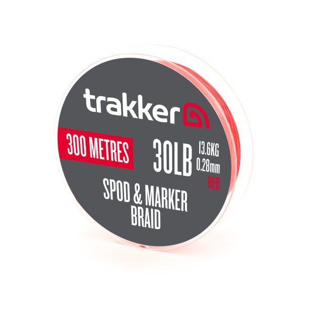 Trakker Spod Marker Braid (30lb)(13.6kg)(0.28mm)(300m)(Red)