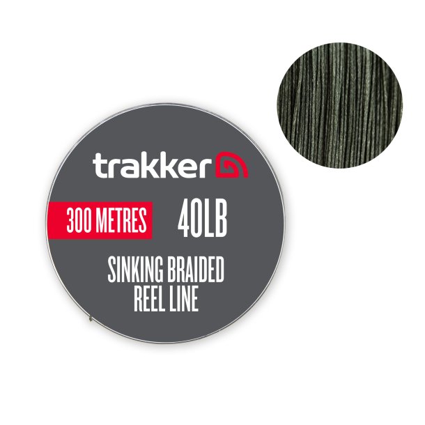 Trakker Sinking Braid Reel Line (40lb)(18.1kg)(0.33mm)(300m)