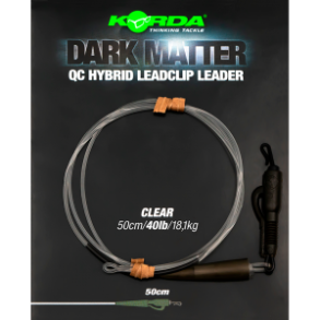 Dark Matter Leader 50 cm QC Hybrid Clip Clear