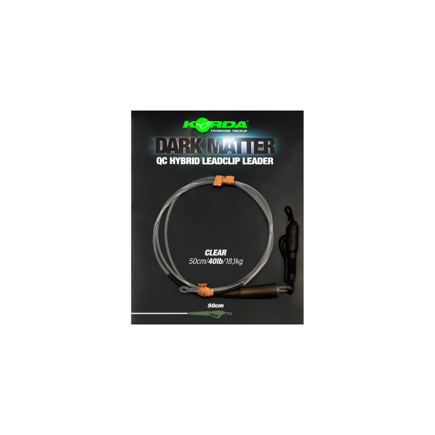 Dark Matter Leader 50 cm QC Hybrid Clip Weed