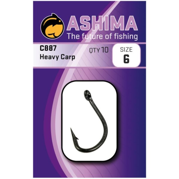 Ashima C887 &#147;Heavy Carp&#148; Size 6 10 pcs