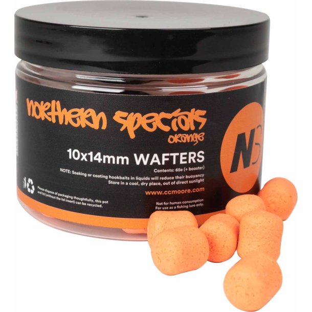 NS1 Dumbell Wafters Orange 10x14mm (65)
