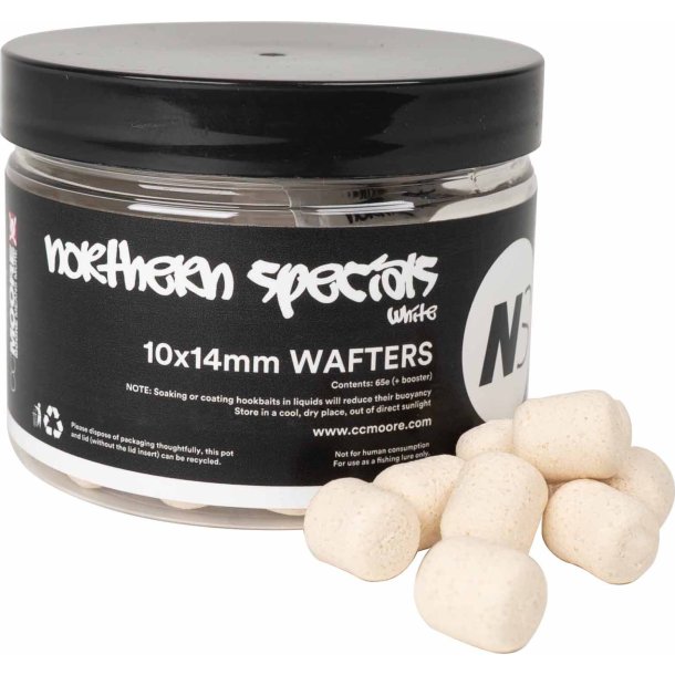 NS1 Dumbell Wafters White 10x14mm (65)