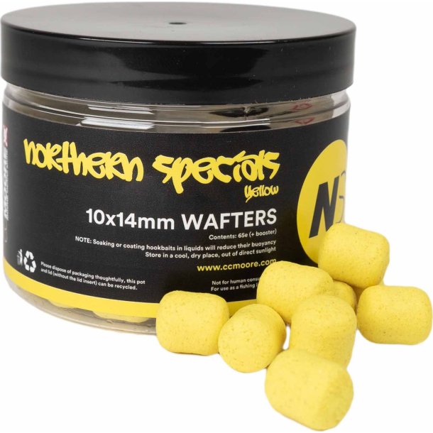 NS1 Dumbell Wafters Yellow 10x14mm (65)
