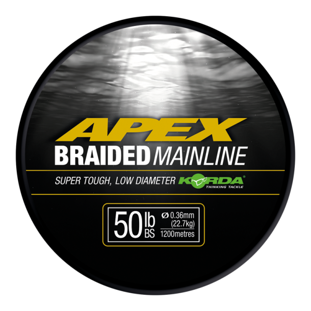 Apex braided Mainline -0,36mm, 50lb - 450m