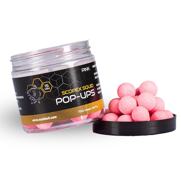 Scopex Squid Pop Ups 15mm 75g Pink