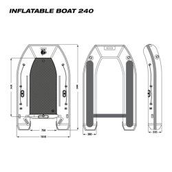 Boat Life Inflatable Boat 240