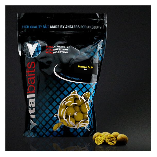 Boilies Banana GLM 18 mm 1 kg 