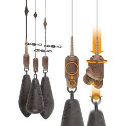 Edges Camo Heli-Clip 3pcs