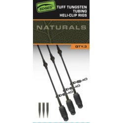 Edges Tuff Tungsten Tubing Heli-Clip Rigs 3pcs