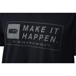 Make It Happen Coordinates T Shirt Black