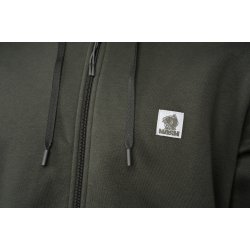 Make It Happen Badge Zipped Hoodie Green