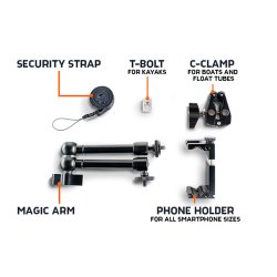 Deeper Smartphone mount for boat and kayak