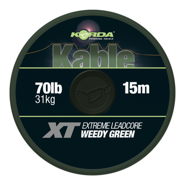 Kable XT Extreme Leadcore -70lb 15m Green