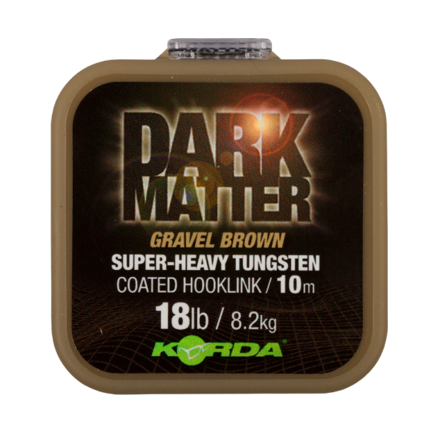 Dark Matter Tungsten Coated Braid-Gravel Brown 25 lb 10 m