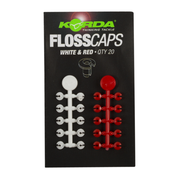 Floss Caps -White/Red