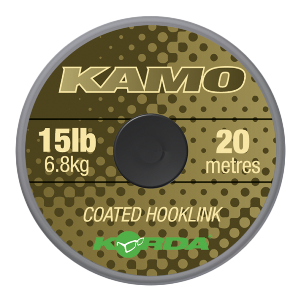 Kamo coated Hooklink -15lb - 20m