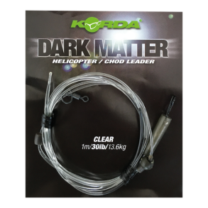 Dark Matter Leader Heli -Clear 40lb