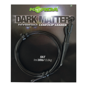 Dark Matter Leader Hybrid Lead Clip-Silt Brown 40lb - 1m