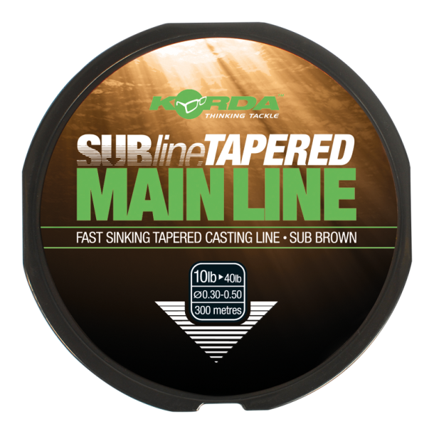 Subline Tapered Mainline -0.30-0.50mm/ Brown