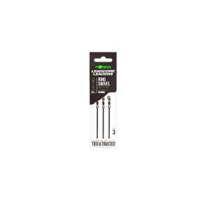 Kable Leadcore Leader Ring Swivel Weed 50cm