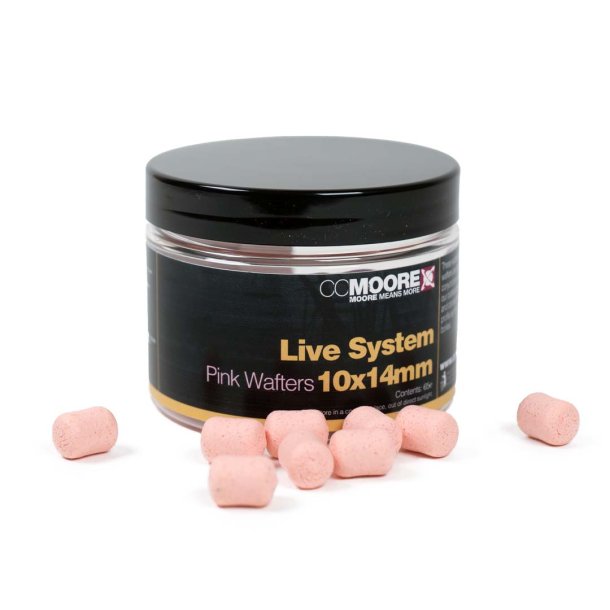 Live System Pink Dumbell Wafters 10x14mm (65) 