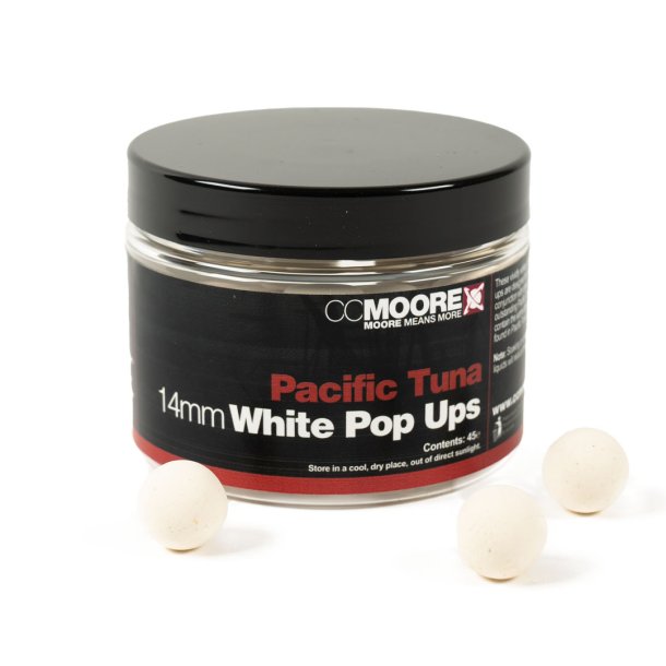 Pacific Tuna White Pop Ups 14mm (45)