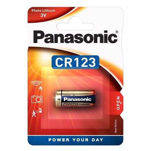 Panasonic CR123 batteri