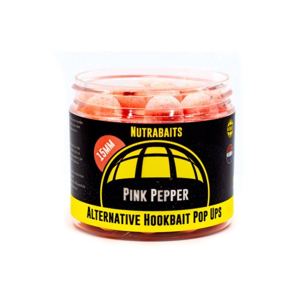 Pink Pepper - (Pink) ALTERNATIVE HOOKBAIT POP-UP RANGE (XB RANGE) 12mm