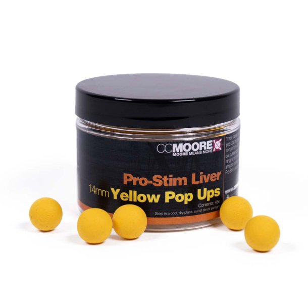 Pro-Stim Liver Yellow Pop Ups 14mm (45) 