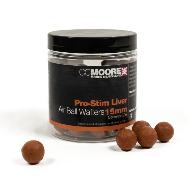 Pro-Stim Liver Air Ball Wafters 15mm (50)