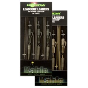 Leadcore Leaders - Hybrid Lead Clip QC Swivel-Weed 1m