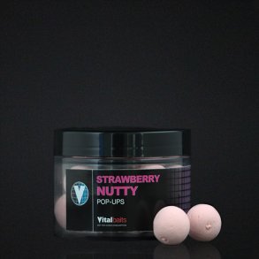 Pop-ups STRAWBERRY NUTTY 18 mm Washed out Pink 50 gr.