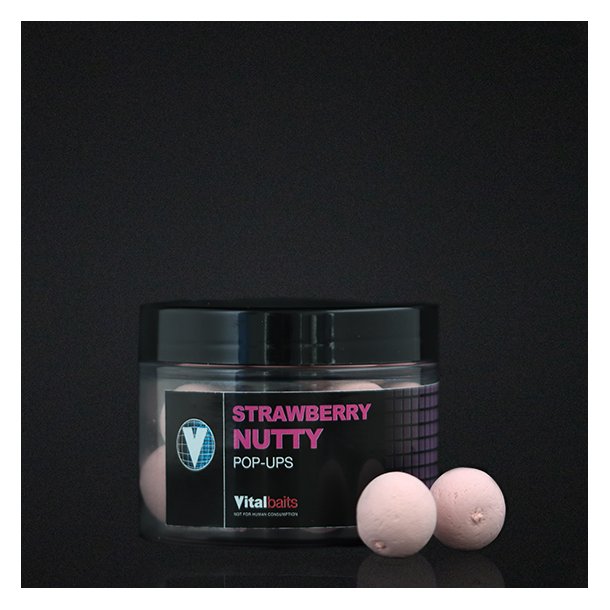 Pop-ups STRAWBERRY NUTTY 18 mm Washed out Pink 50 gr.