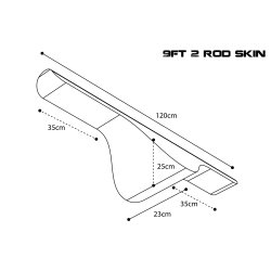 Scope OPS Hi Protect 9ft 2 Rod Skin 