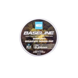 Baseline Sinking Braid Camo 25lb 0.24mm 600m