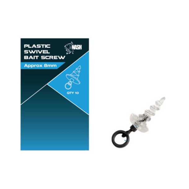 Plastic Swivel Bait Screw 8mm 