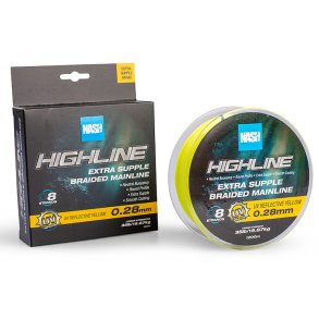 Highline Floating Braid UV Yellow 35lb 0.28mm 1200m