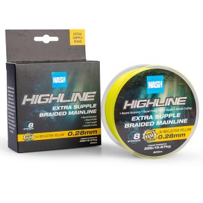 Highline Floating Braid UV Yellow 35lb 0.28mm 600m