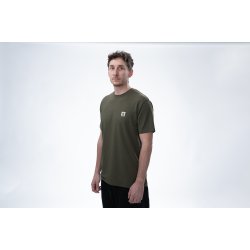 Make It Happen Badge T Shirt Green