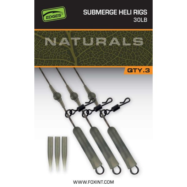 Naturals Submerge Heli Rigs 30lb x 3	