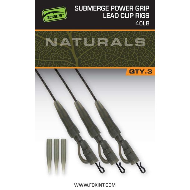 Naturals Sub Power Grip Lead Clip 40lb	